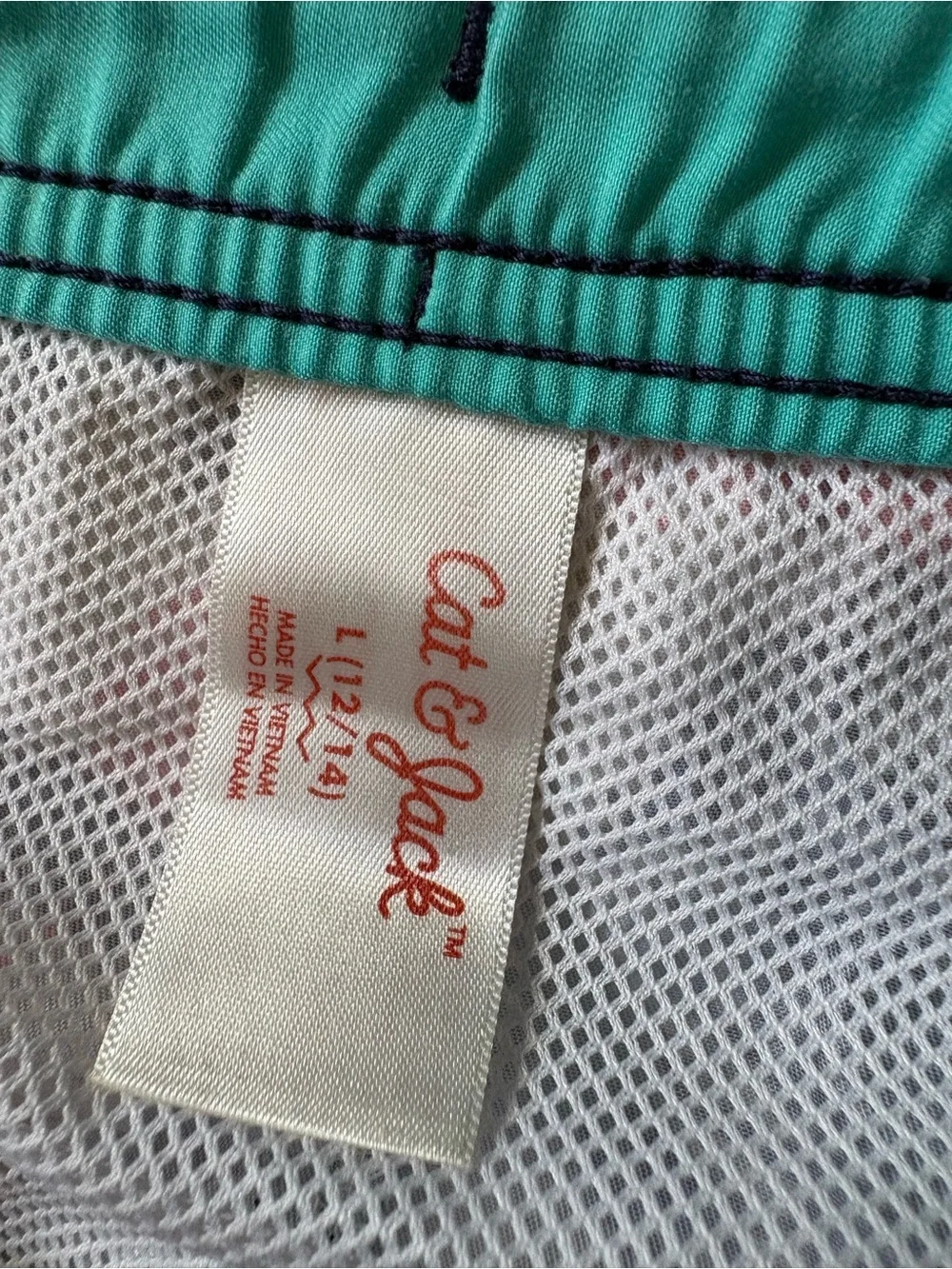 Cat & Jack Tropical Hybrid Shorts in Navy, Coral & Teal